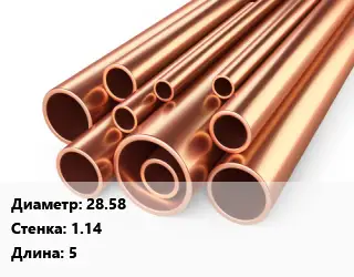 Труба медная 28.58 s=1.14 L=5